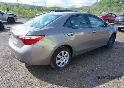 2016 Toyota Corolla Le из США, поврежденный, VIN 2T1BURHE0GC537694